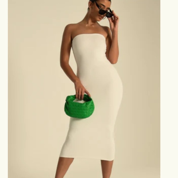 Meshki Dresses & Skirts - Meshki Cream Midi Dress